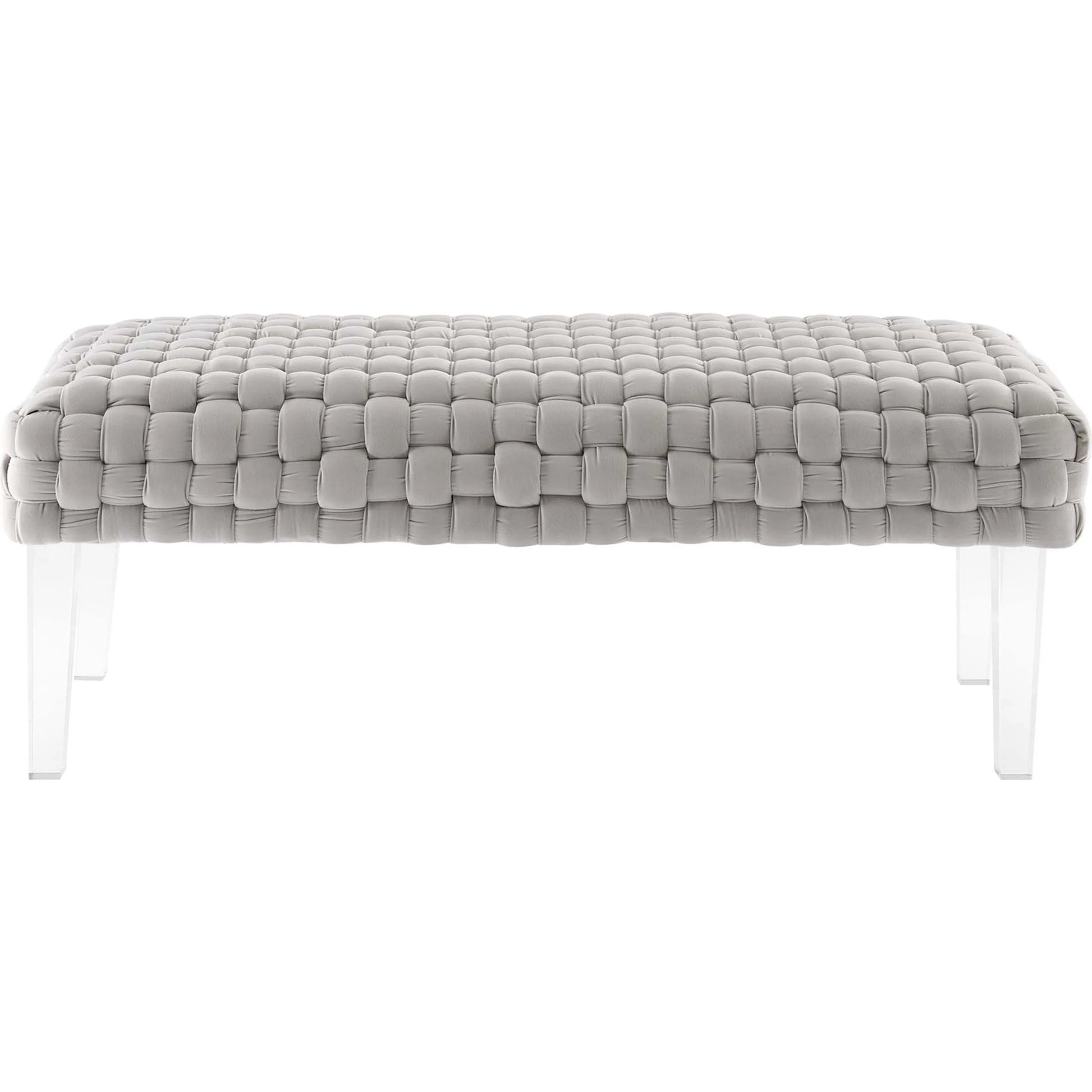 Skagway Woven Ottoman by Evans & Londeen. Made from plywood, seat: top foam density 38kg, m3 with thickness 20mm, 100% polyester, white foot pad at the bottom, solid wood in a modern style.