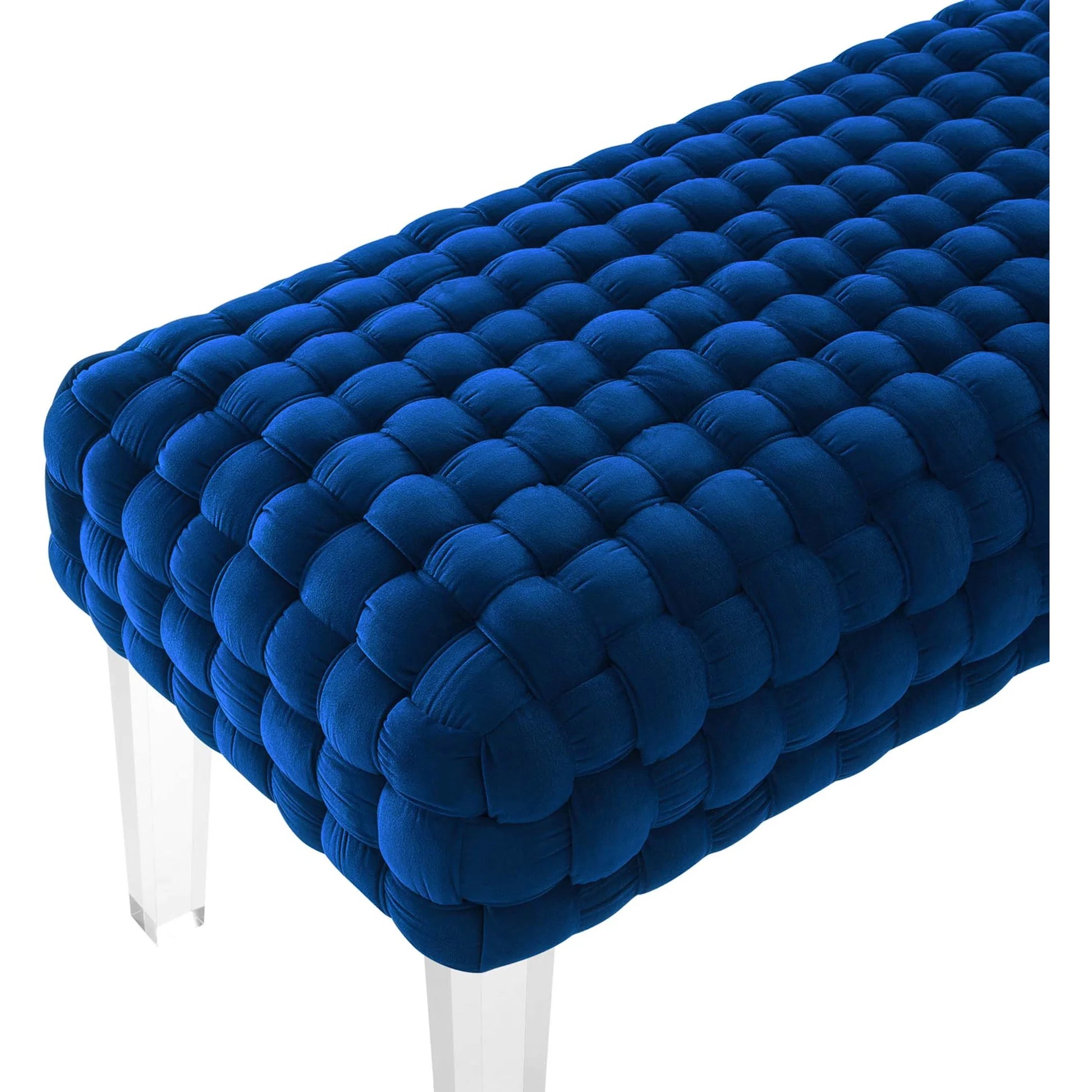 Skagway Woven Ottoman by Evans & Londeen. Made from plywood, seat: top foam density 38kg, m3 with thickness 20mm, 100% polyester, white foot pad at the bottom, solid wood in a modern style.