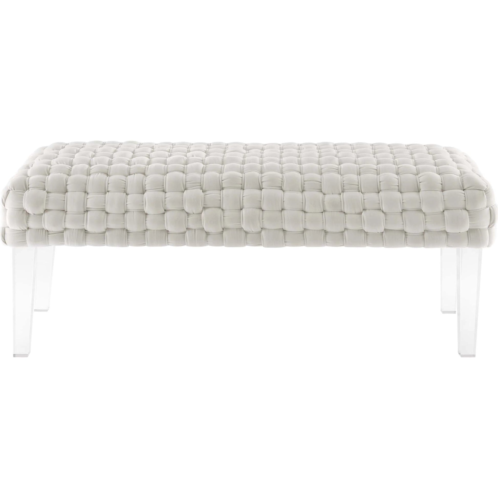 Skagway Woven Ottoman by Evans & Londeen. Made from plywood, seat: top foam density 38kg, m3 with thickness 20mm, 100% polyester, white foot pad at the bottom, solid wood in a modern style.