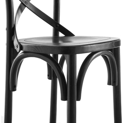 Easton Counter Stool by Evans & Londeen. Made from seat board is chinese elm wood, white foot pins in a transitional style.