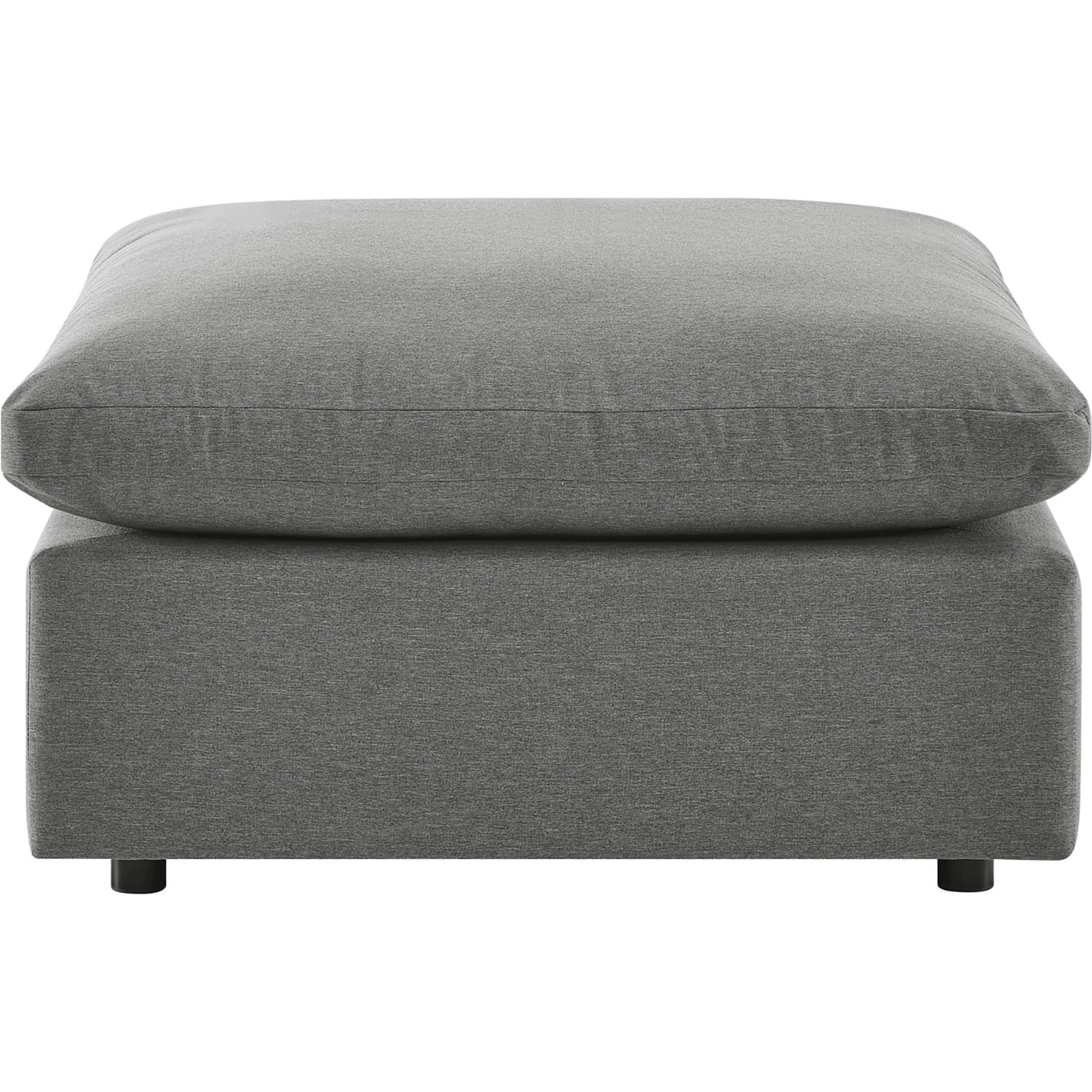 Wheatland 5-Piece Sectional Sofa by Evans & Londeen in charcoal. Made from seat cushion: foam density 34kg, m3, spray bonded cotton, non-woven fabric cover, doll cotton, aluminium frame, aluminum tube in a modern style.
