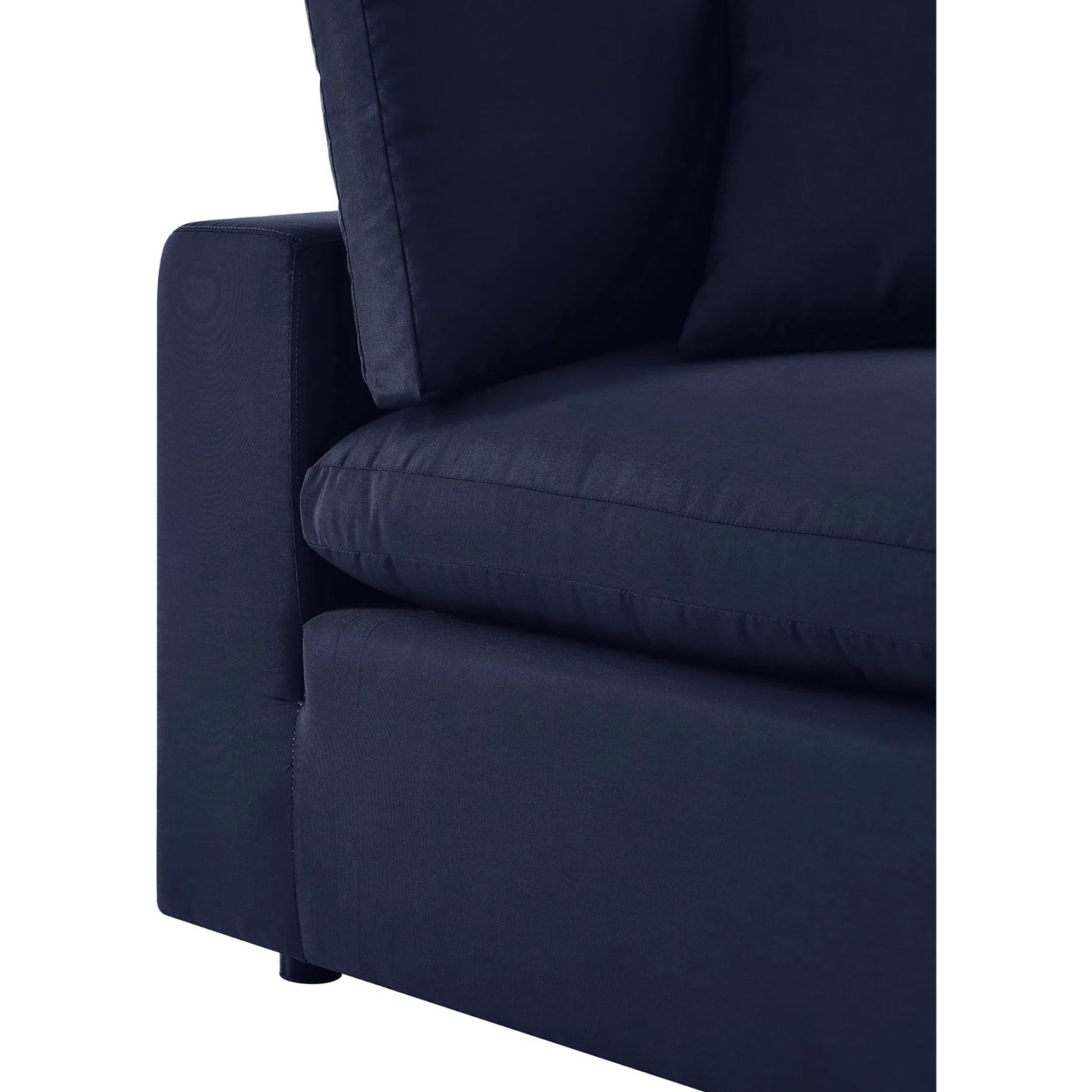 Wheatland 5-Piece Sectional Sofa by Evans & Londeen in charcoal. Made from seat cushion: foam density 34kg, m3, spray bonded cotton, non-woven fabric cover, doll cotton, aluminium frame, aluminum tube in a modern style.