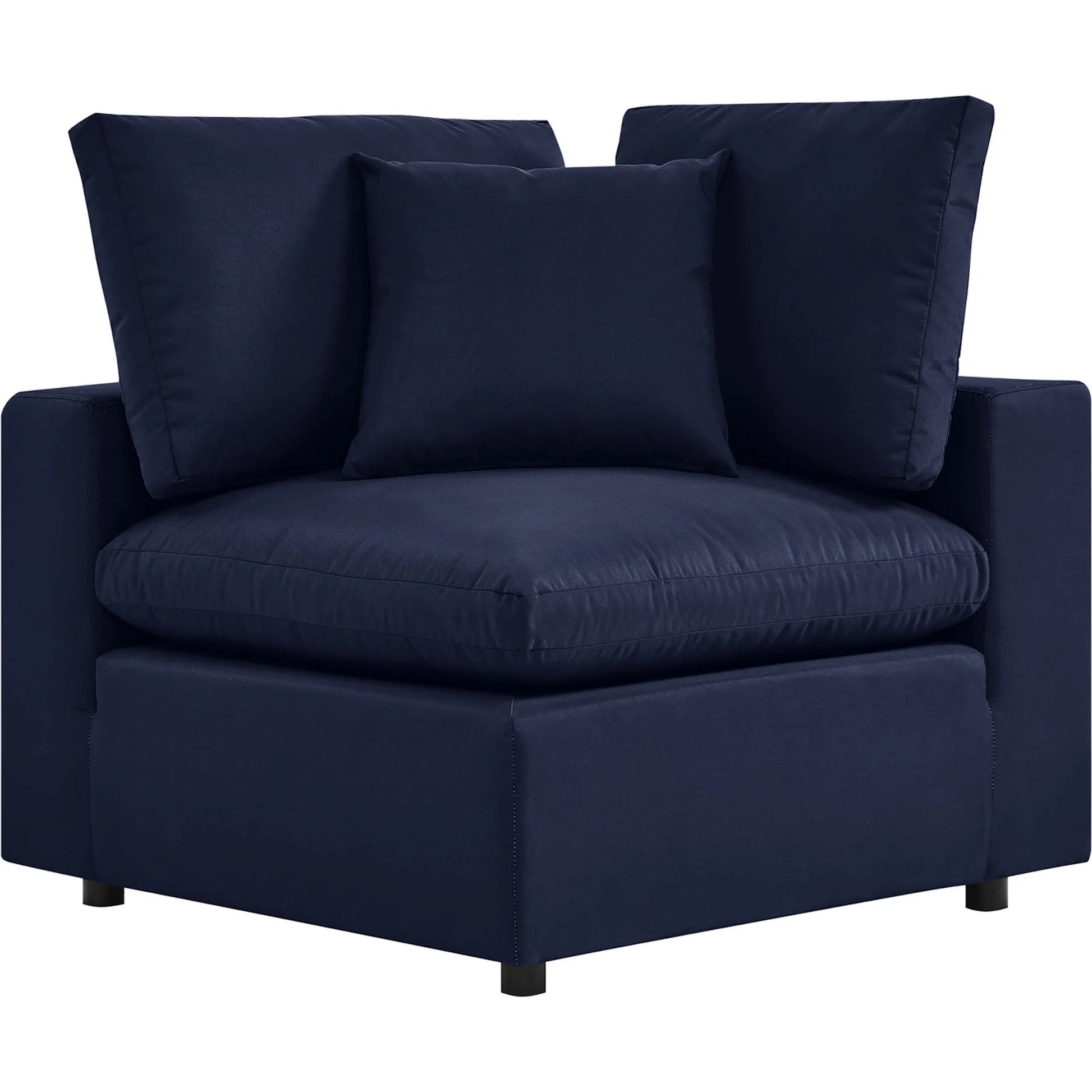 Wheatland 5-Piece Sectional Sofa by Evans & Londeen in charcoal. Made from seat cushion: foam density 34kg, m3, spray bonded cotton, non-woven fabric cover, doll cotton, aluminium frame, aluminum tube in a modern style.