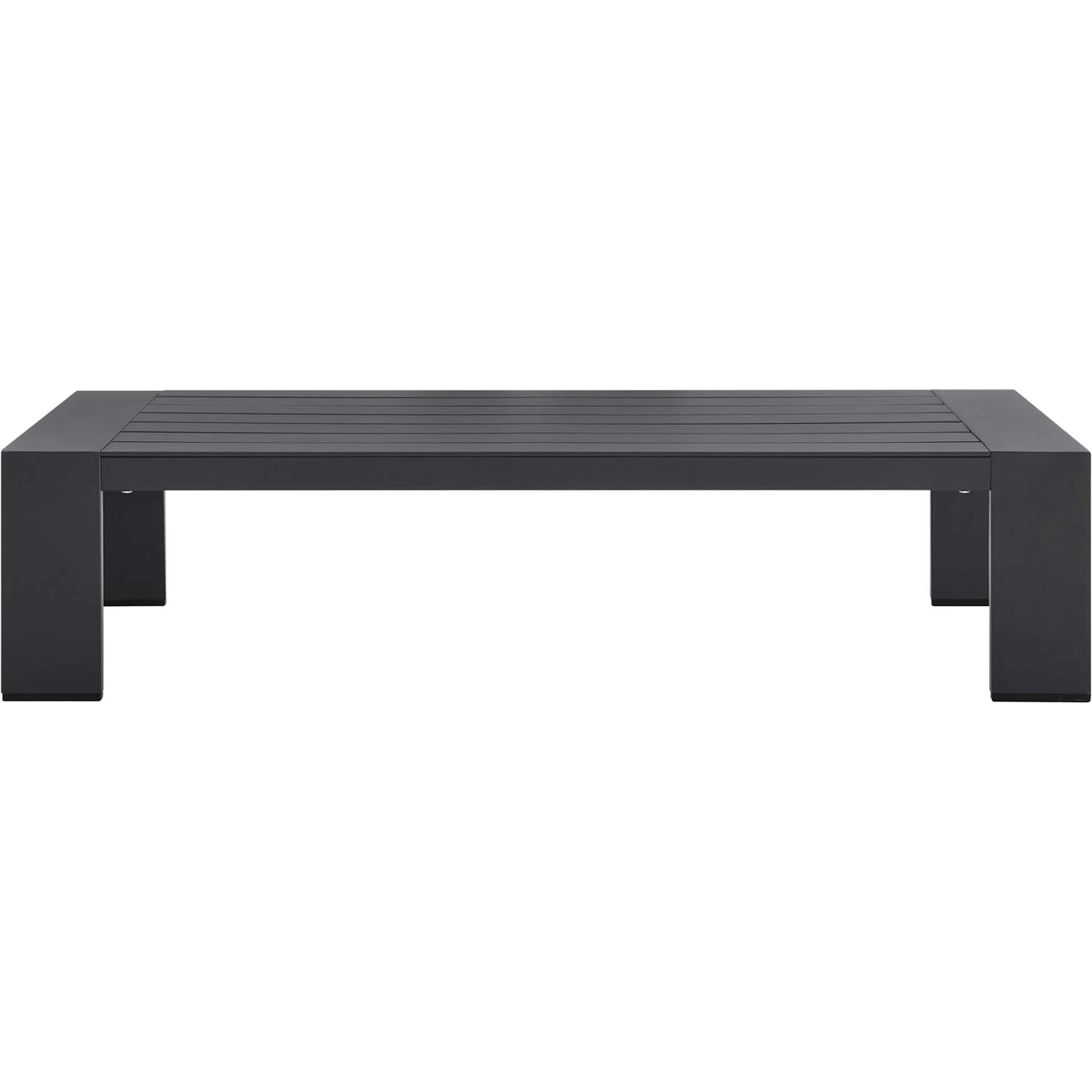 Conejos Powder-Coated Aluminum Coffee Table by Evans & Londeen. Made from aluminum frame, fixed by #304 stainless steel bolt in a modern style.