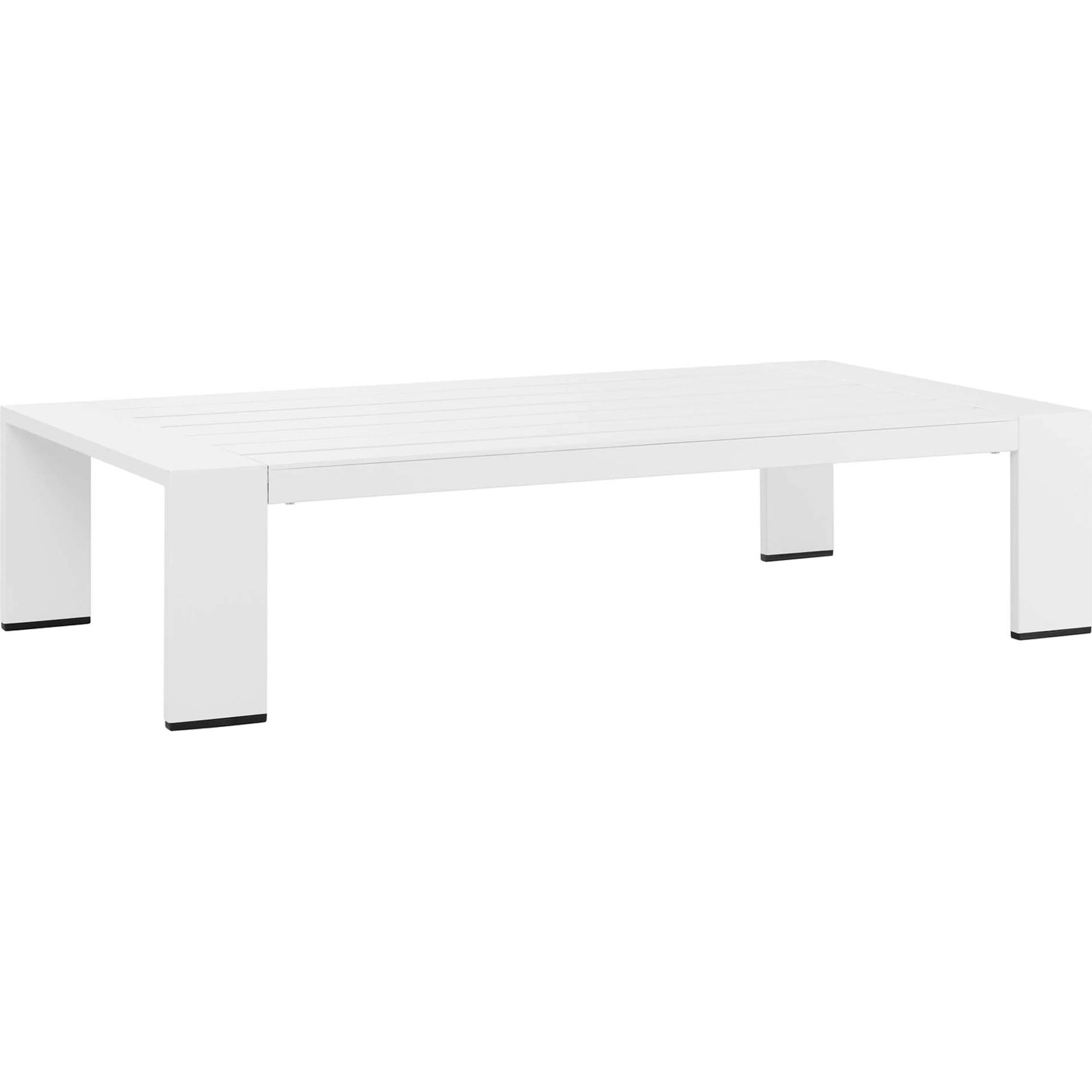 Conejos Powder-Coated Aluminum Coffee Table by Evans & Londeen. Made from aluminum frame, fixed by #304 stainless steel bolt in a modern style.