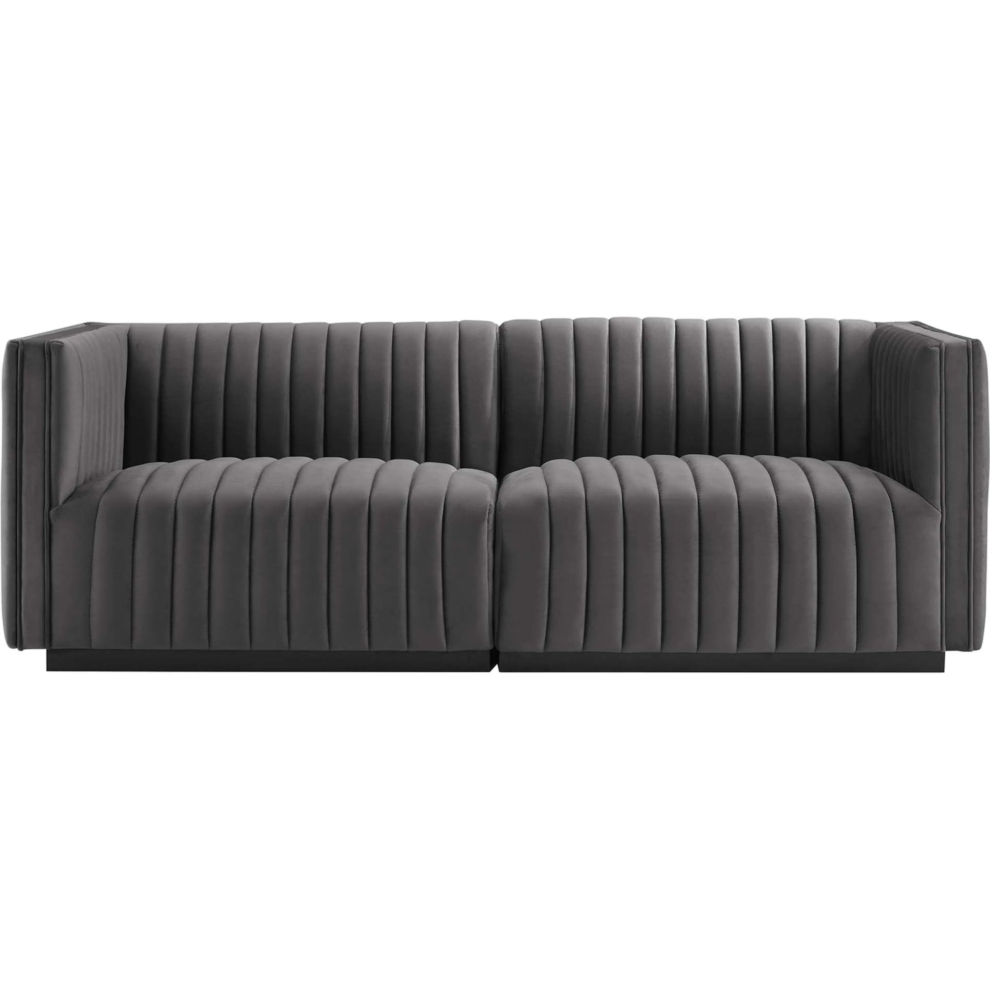 Stone Channel Loveseat by Evans & Londeen. Made from unique in a modern style.