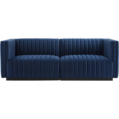 Stone Channel Loveseat by Evans & Londeen. Made from unique in a modern style.