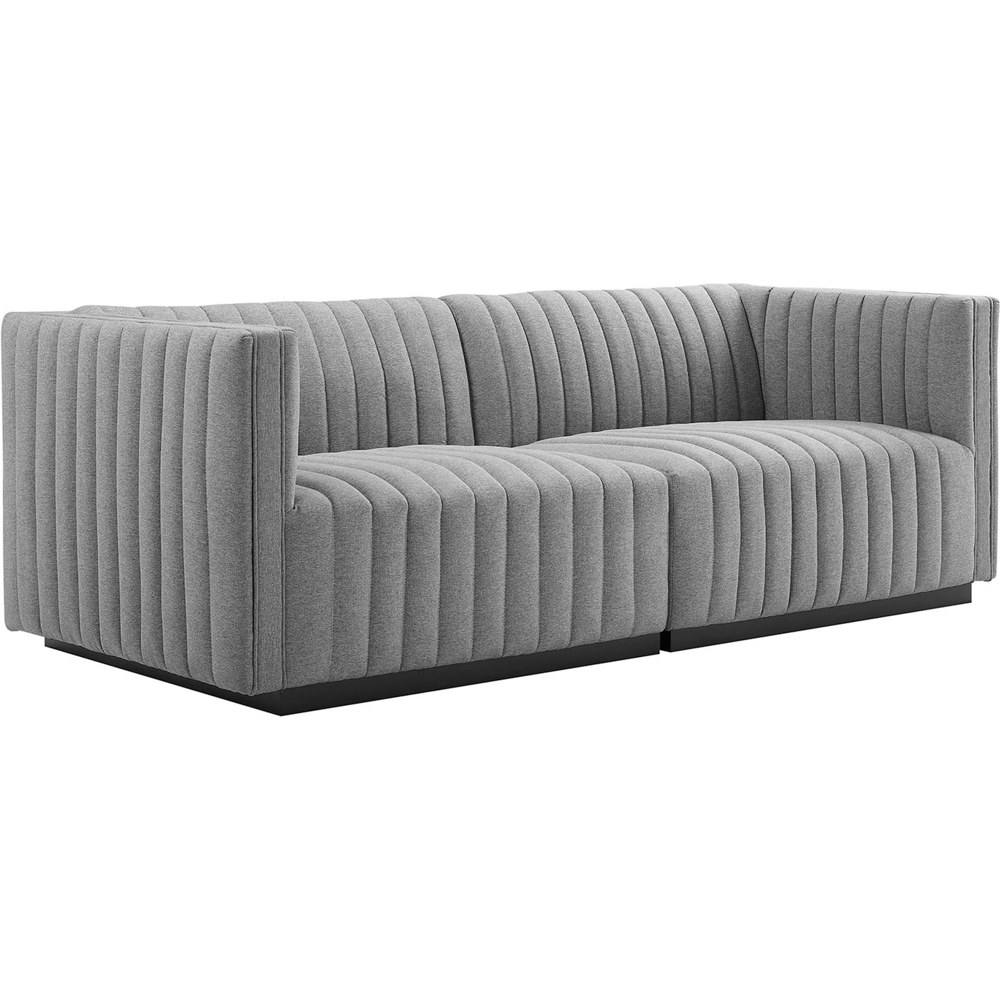 Stone Channel Loveseat by Evans & Londeen. Made from unique in a modern style.