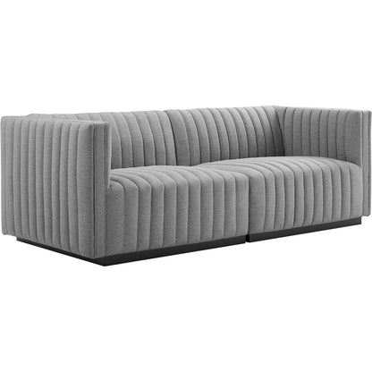 Stone Channel Loveseat by Evans & Londeen. Made from unique in a modern style.