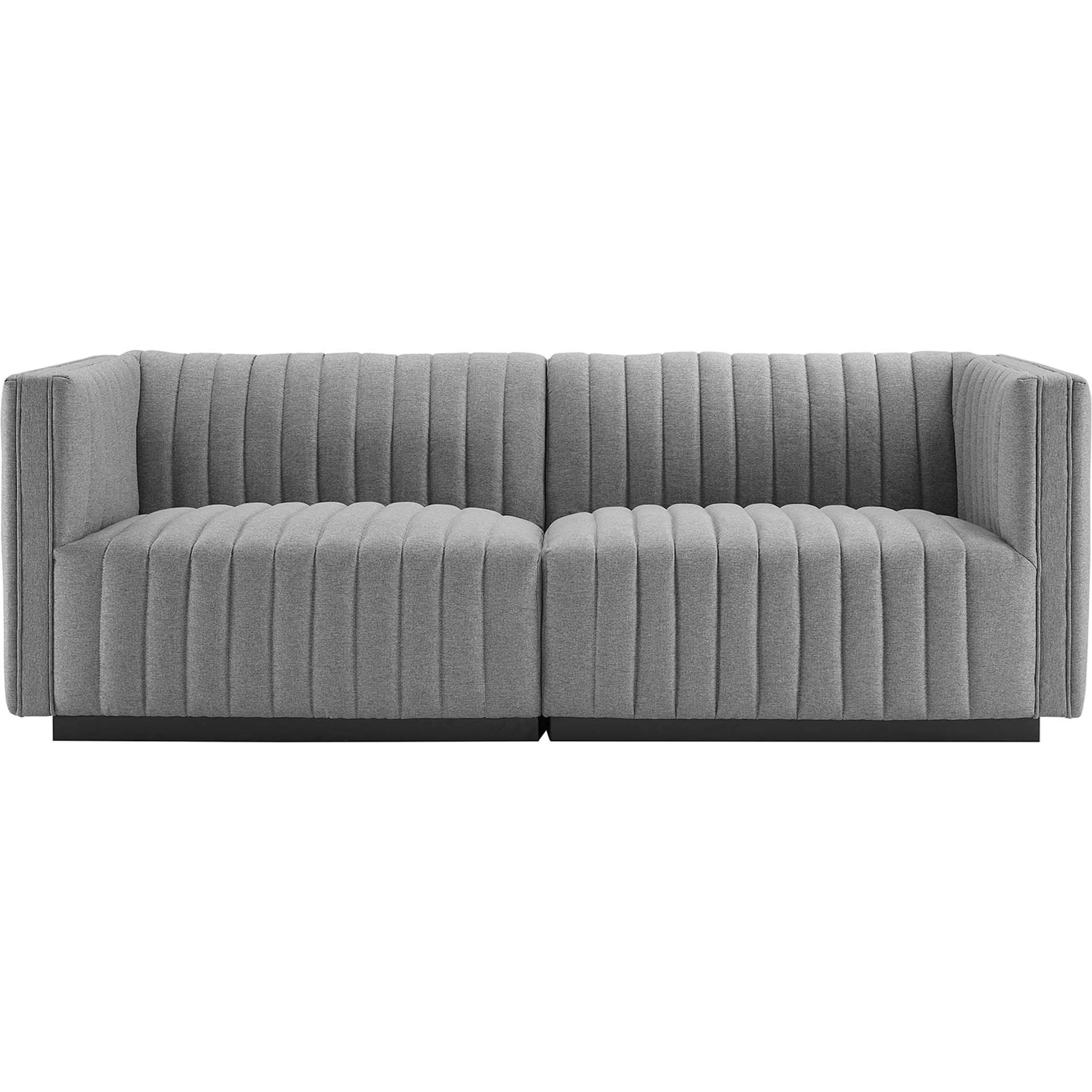 Stone Channel Loveseat by Evans & Londeen. Made from unique in a modern style.