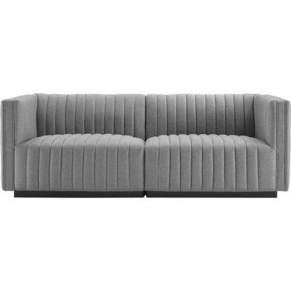 Stone Channel Loveseat by Evans & Londeen. Made from unique in a modern style.