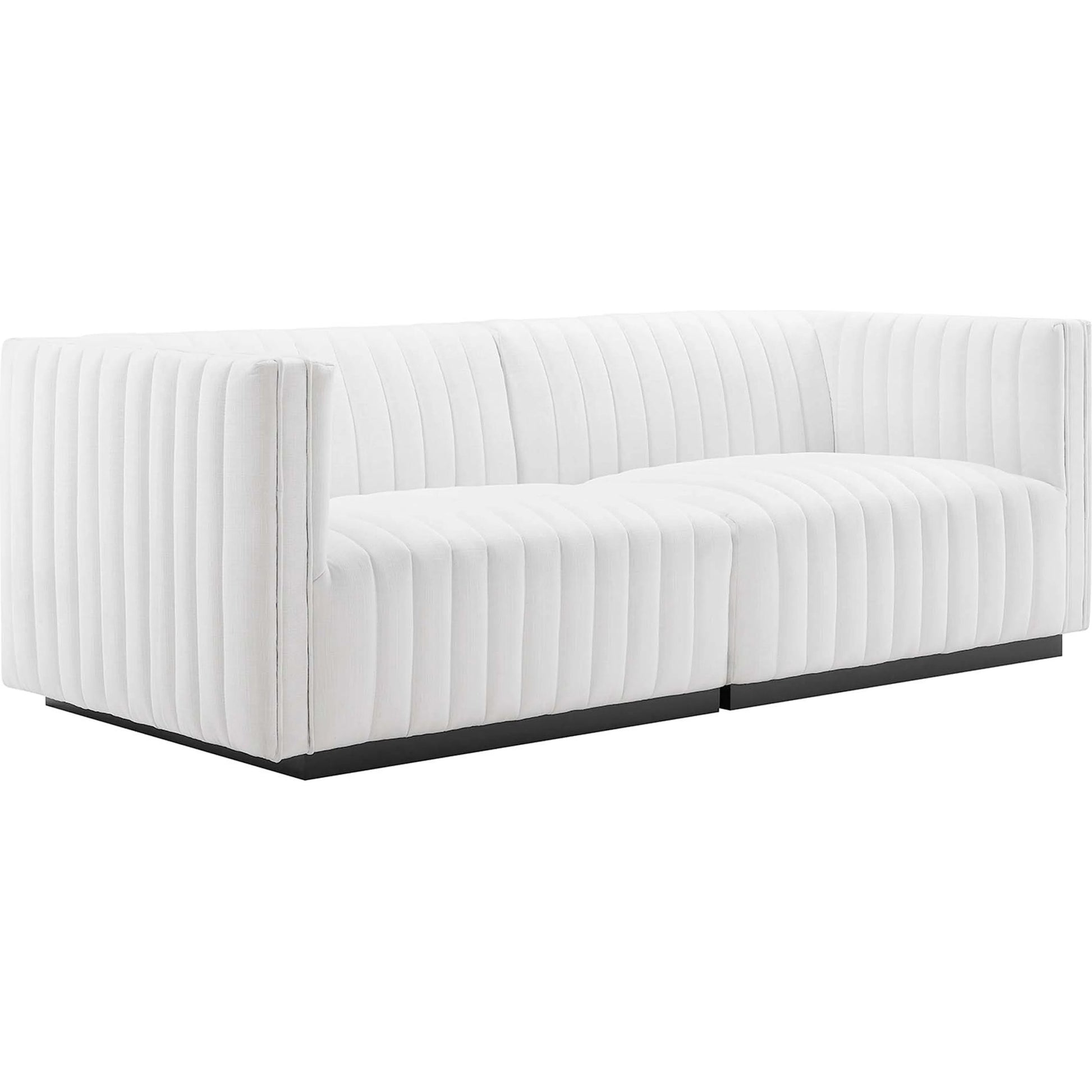Stone Channel Loveseat by Evans & Londeen. Made from unique in a modern style.