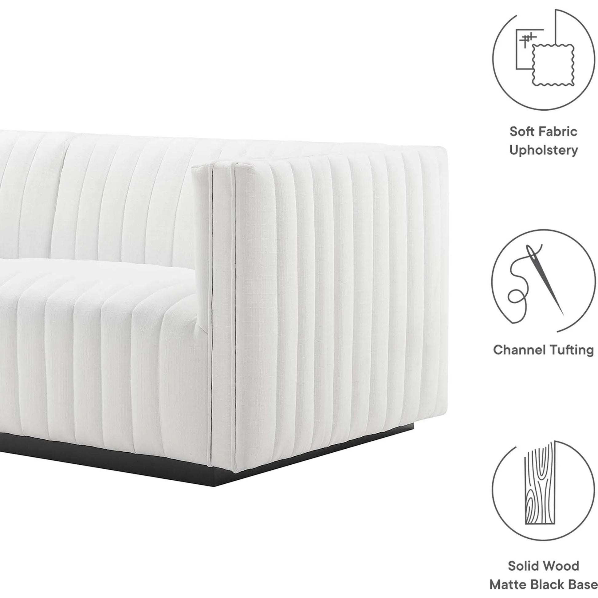 Stone Channel Loveseat by Evans & Londeen. Made from unique in a modern style.