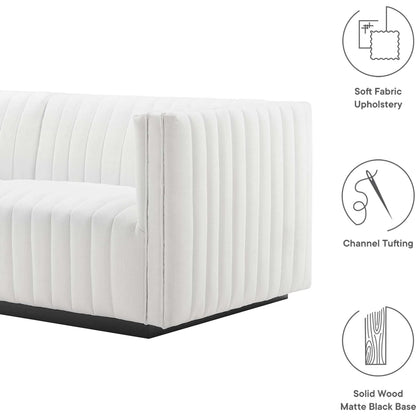 Stone Channel Loveseat by Evans & Londeen. Made from unique in a modern style.