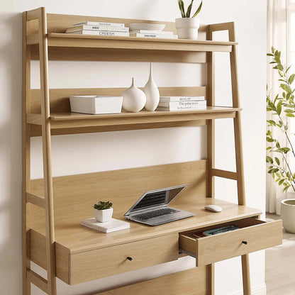 Cheshire Office Desk by Evans & Londeen. Made from particle board, mdf, toppan walnut, pvc, paper lamination in a cottage & farmhouse style.