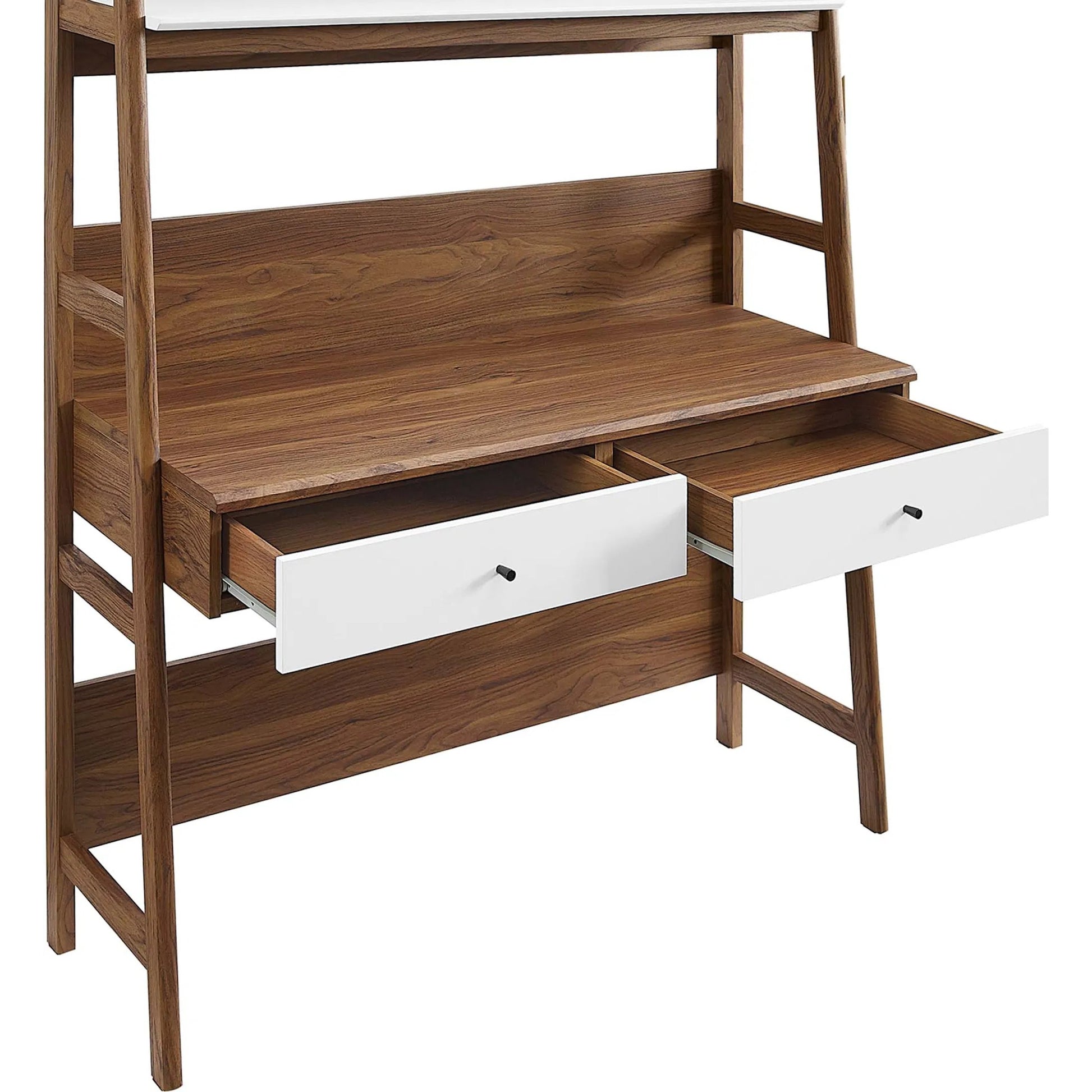 Cheshire Office Desk by Evans & Londeen. Made from particle board, mdf, toppan walnut, pvc, paper lamination in a cottage & farmhouse style.