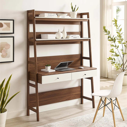 Cheshire Office Desk by Evans & Londeen. Made from particle board, mdf, toppan walnut, pvc, paper lamination in a cottage & farmhouse style.