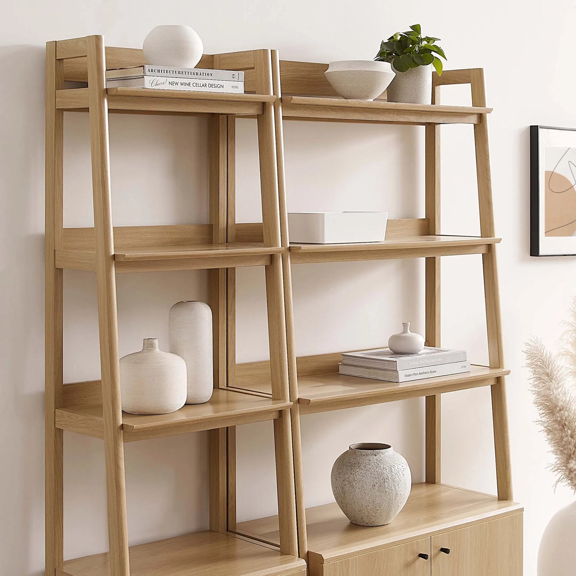 Cheshire Wood Bookshelves (Set of 2) by Evans & Londeen. Made from unique in a modern style.
