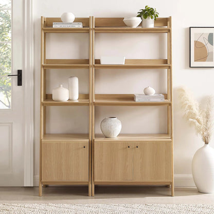 Cheshire Wood Bookshelves (Set of 2) by Evans & Londeen. Made from unique in a modern style.