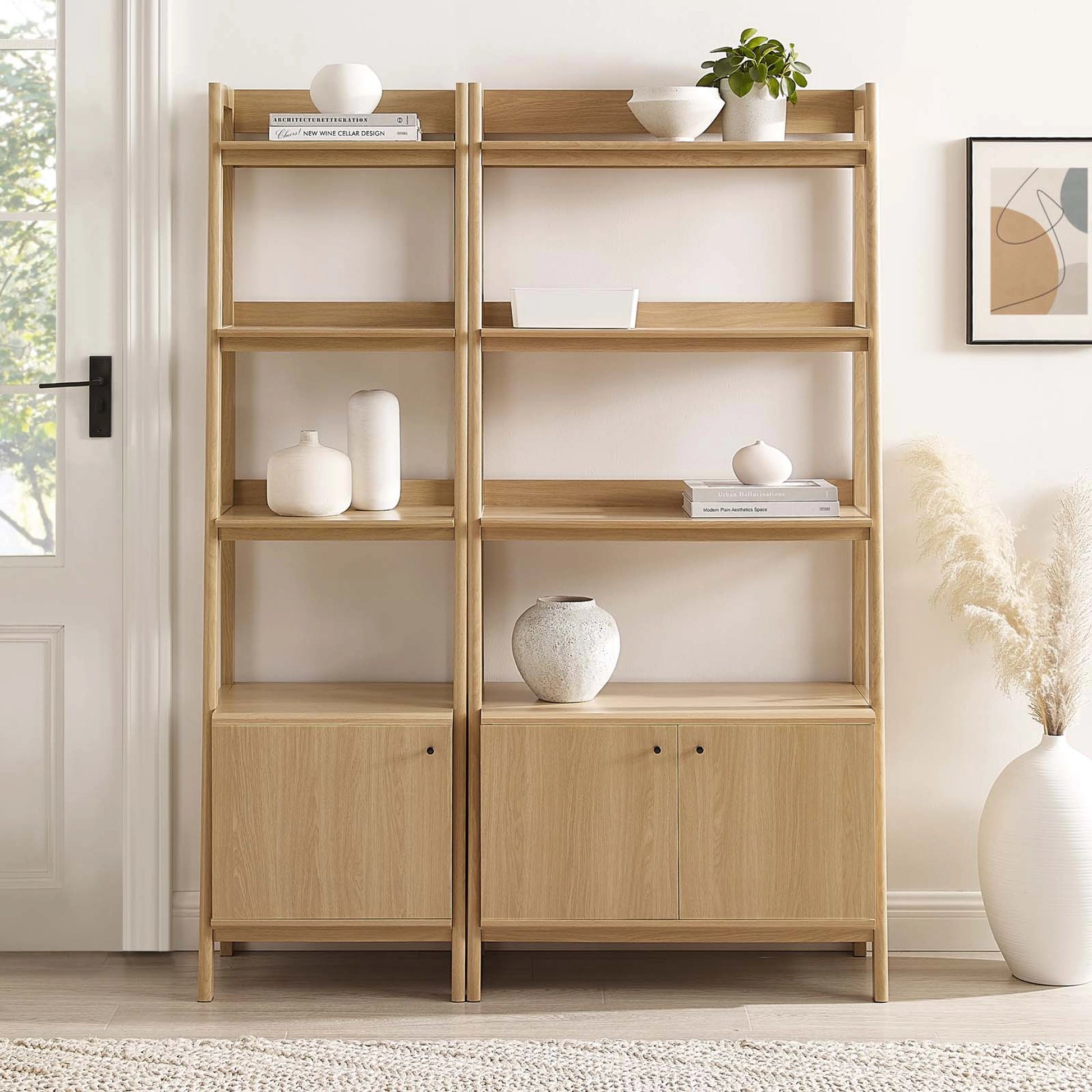 Cheshire Wood Bookshelves (Set of 2) by Evans & Londeen. Made from unique in a modern style.