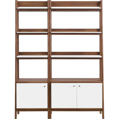 Cheshire Wood Bookshelves (Set of 2) by Evans & Londeen. Made from unique in a modern style.