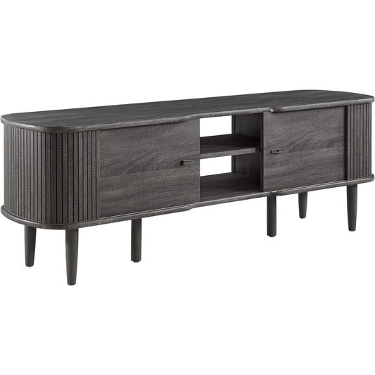 Todd 55" TV Stand by Evans & Londeen. Made from mdf, particle board, rubberwood, weight capacity: top panel : 163 lbs in a modern style.