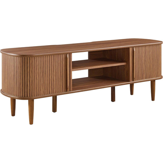 Todd 55" TV Stand by Evans & Londeen. Made from mdf, particle board, rubberwood, weight capacity: top panel : 163 lbs in a modern style.