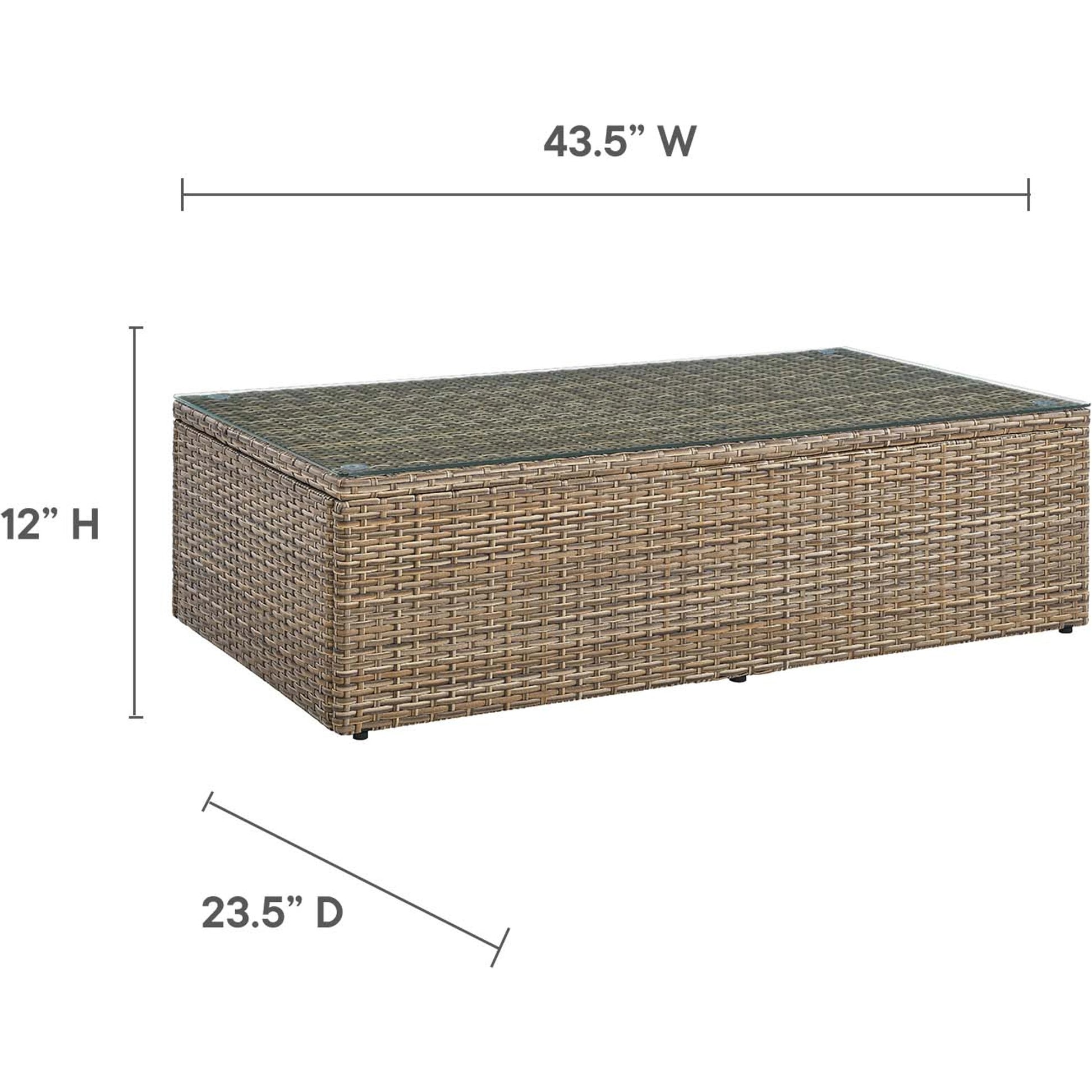 Amelia Coffee Table by Evans & Londeen in cappuccino. Made from unique in a modern style.
