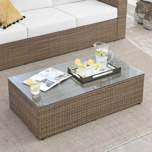 Amelia Coffee Table by Evans & Londeen in cappuccino. Made from unique in a modern style.