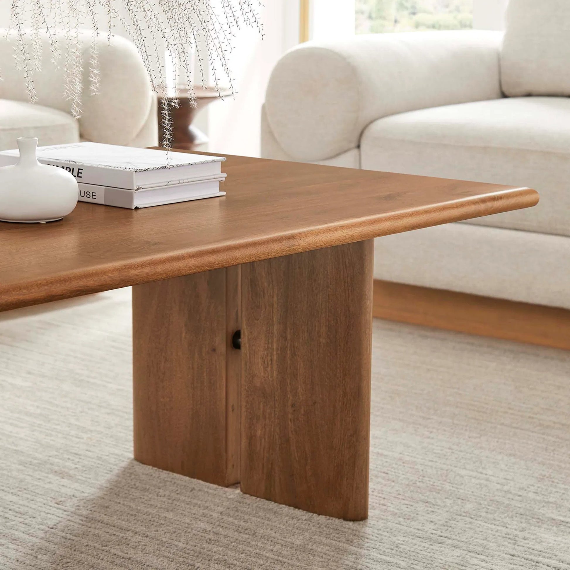 Canton Wood Coffee Table by Evans & Londeen. Made from wood in a cottage & farmhouse style.