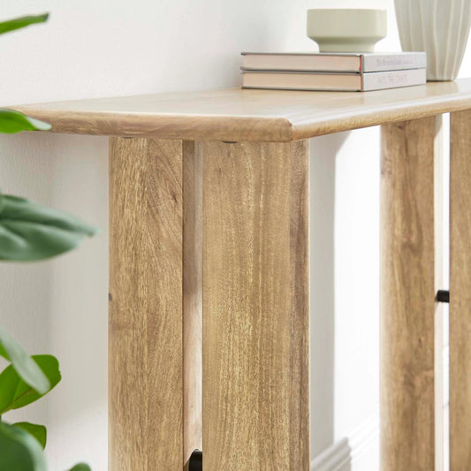 Canton Wood Console Table by Evans & Londeen. Made from wood in a cottage & farmhouse style.
