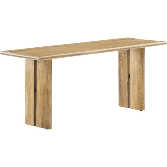 Canton 46" Wood Dining Bench by Evans & Londeen. Made from wood in a modern style.