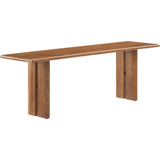 Canton 58" Wood Bench by Evans & Londeen. Made from wood in a cottage & farmhouse style.