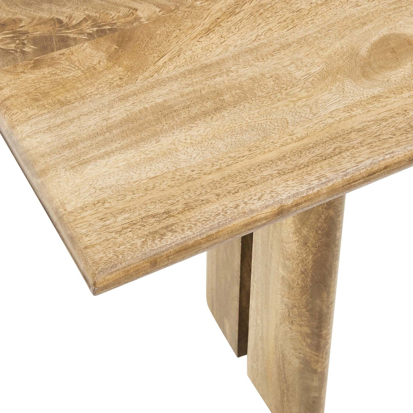 004 SI-2106993 | Closeup | Canton 72" Wood Bench by Evans & Londeen. Made from wood in a cottage & farmhouse style.