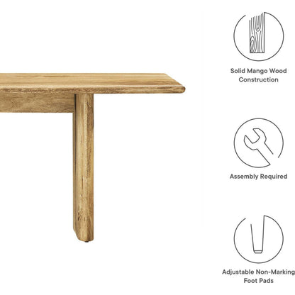 Canton 72" Wood Bench by Evans & Londeen. Made from wood in a cottage & farmhouse style.