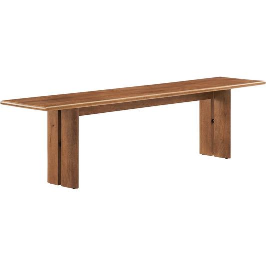 Canton 72" Wood Dining Bench by Evans & Londeen. Made from wood in a cottage & farmhouse style.