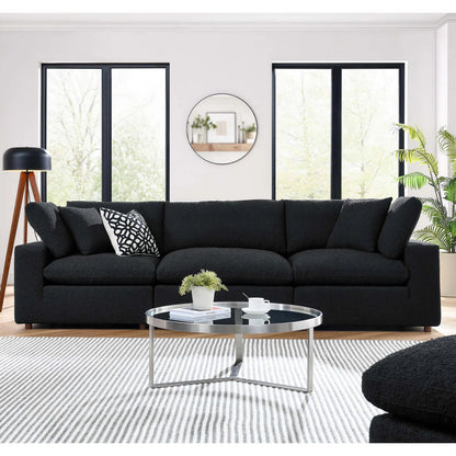 Wheatland Down Filled Overstuffed Boucle 3-Seater Sofa by Evans & Londeen. Made from unique in a modern style.
