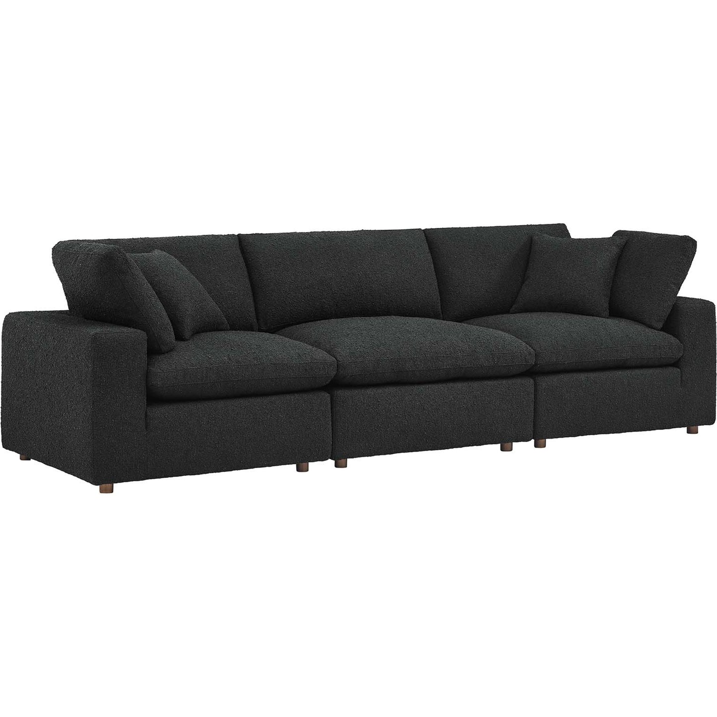 001 SI-2107019 | Primary Silo | Wheatland Down Filled Overstuffed Boucle 3-Seater Sofa by Evans & Londeen. Made from unique in a modern style.