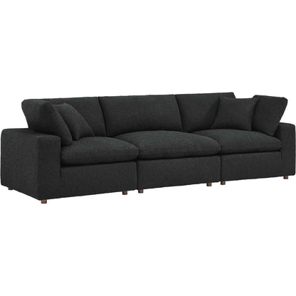 Wheatland Down Filled Overstuffed Boucle 3-Seater Sofa by Evans & Londeen. Made from unique in a modern style.