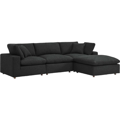 Wheatland 4-Piece Down Filled Overstuffed Boucle Sectional Sofa by Evans & Londeen. Made from unique in a modern style.