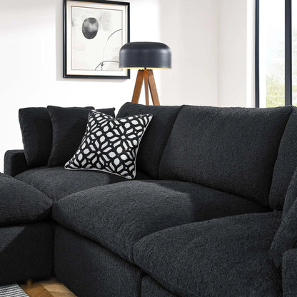 Wheatland 4-Piece Down Filled Overstuffed Boucle Sectional Sofa by Evans & Londeen. Made from unique in a modern style.