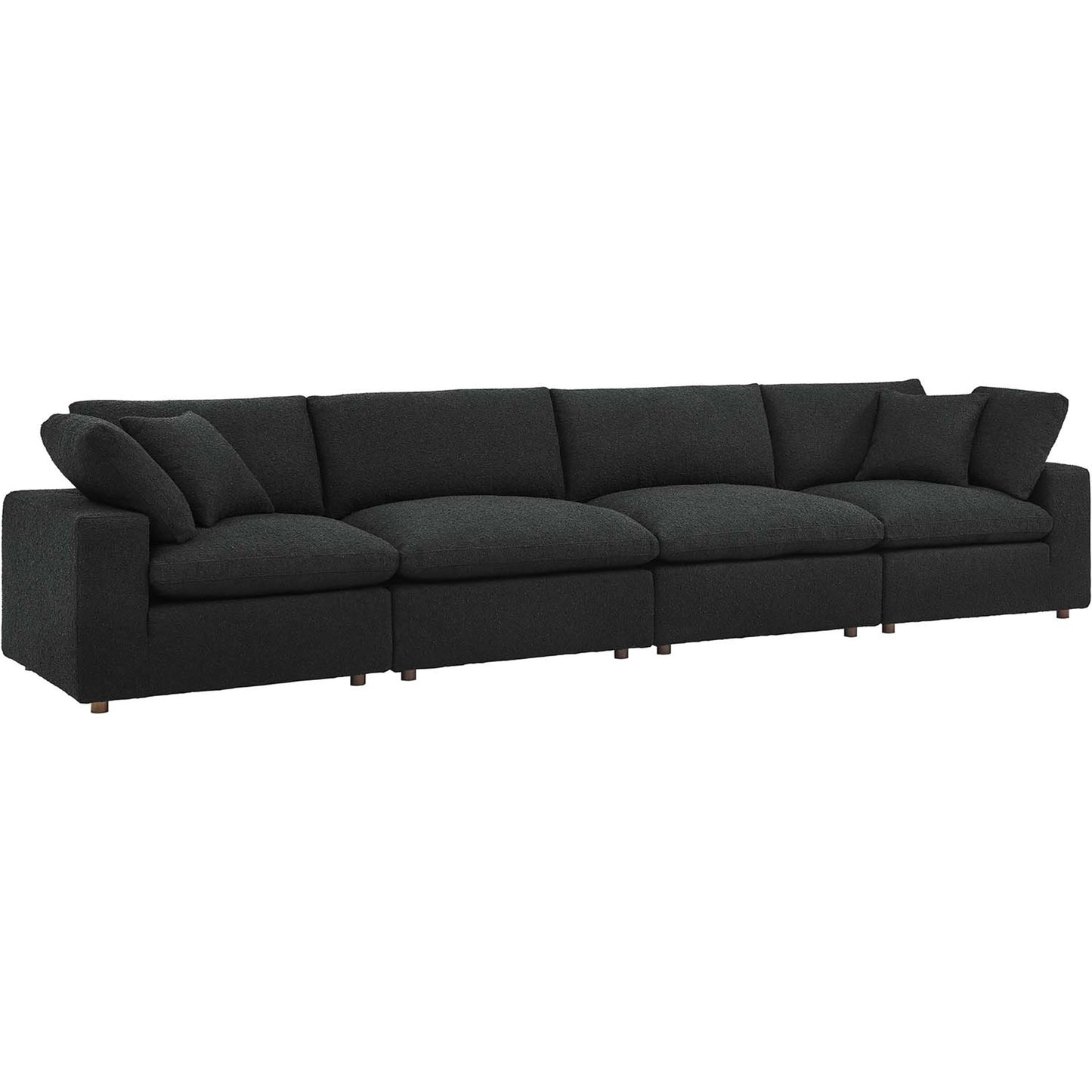 001 SI-2107025 | Primary Silo | Wheatland Down Filled Overstuffed Boucle 4-Seater Sofa by Evans & Londeen. Made from unique in a modern style.