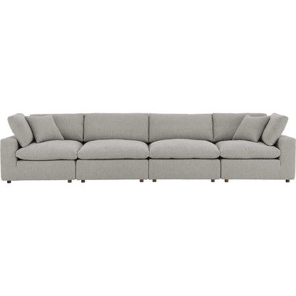 Wheatland Down Filled Overstuffed Boucle 4-Seater Sofa by Evans & Londeen. Made from unique in a modern style.