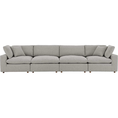 Wheatland Down Filled Overstuffed Boucle 4-Seater Sofa by Evans & Londeen. Made from unique in a modern style.