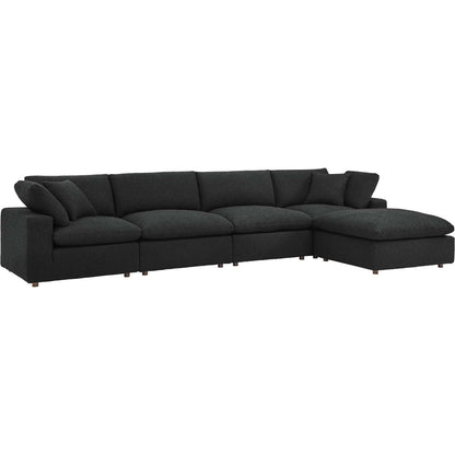 Wheatland 5-Piece Down Filled Overstuffed Boucle Sectional Sofa by Evans & Londeen. Made from unique in a modern style.