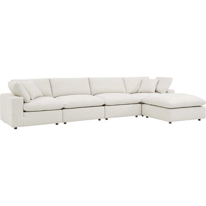 Wheatland 5-Piece Down Filled Overstuffed Boucle Sectional Sofa by Evans & Londeen. Made from unique in a modern style.