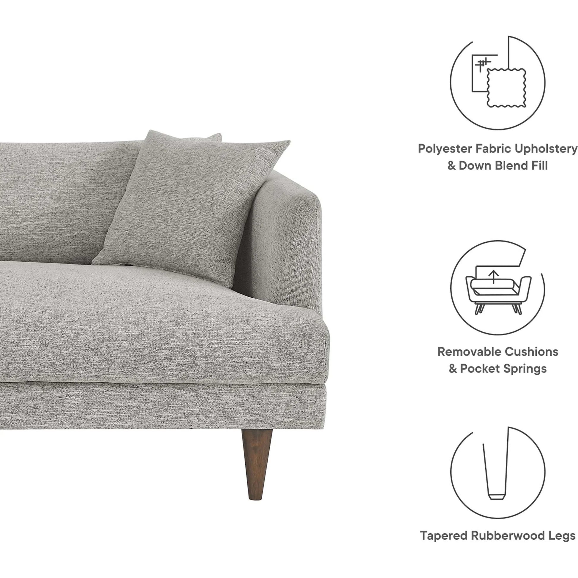 Okanogan Down Filled Overstuffed Sofa by Evans & Londeen. Made from 100% polyester in a modern style.