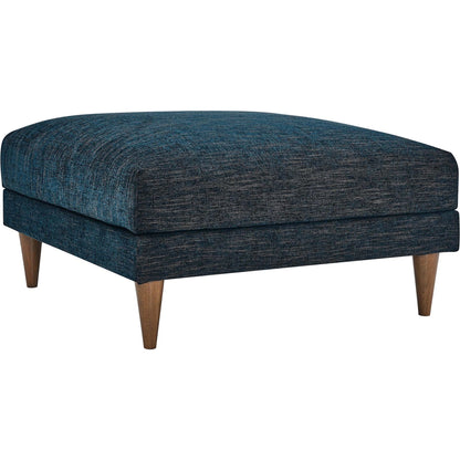 Okanogan Down Filled Overstuffed Ottoman by Evans & Londeen in ivory fabric. Made from unique in a modern style.