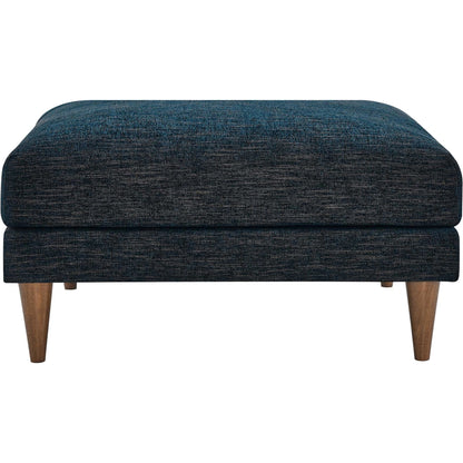 Okanogan Down Filled Overstuffed Ottoman by Evans & Londeen in ivory fabric. Made from unique in a modern style.