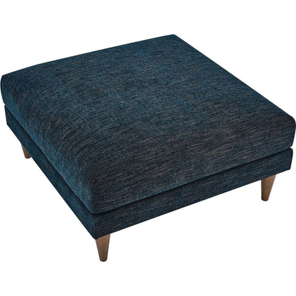 Okanogan Down Filled Overstuffed Ottoman by Evans & Londeen in ivory fabric. Made from unique in a modern style.